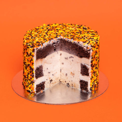 Flour Shop x Craig's Vegan Chocolate Peanut Butter Ice Cream Explosion® Cake