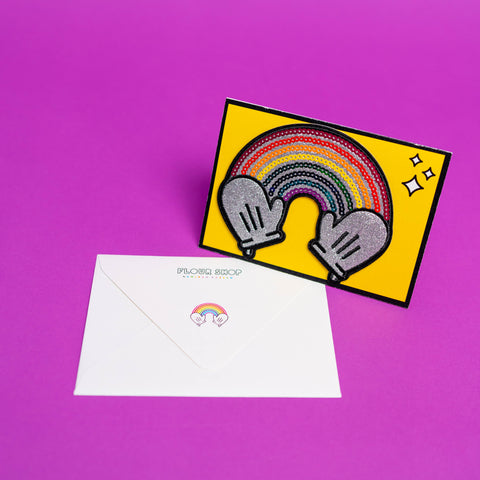 Flour Shop Iconic cards- Rainbow Hands