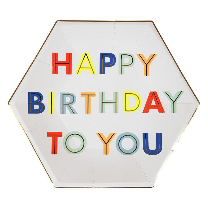 Happy Birthday To You Plates (Large)